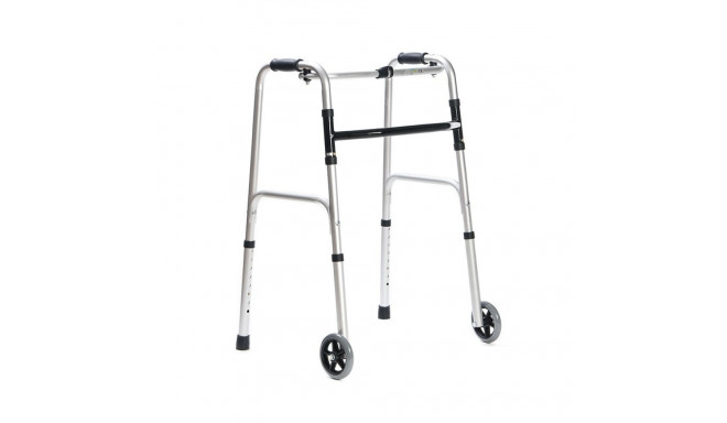 Walking frame rehabilitation with wheels