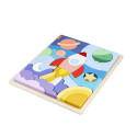 Fisher-Price Wooden Space Blocks Puzzle