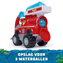 PAW Patrol Jungle Pups, Marshall Elephant Firetruck with Projectile Launcher, Toy Truck with Action 