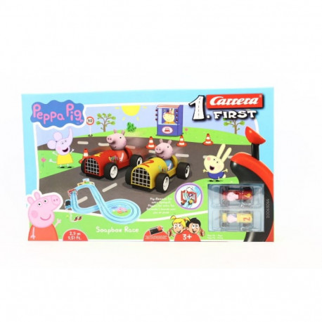 Track First rada 63044 Peppa Pig käruvõidusõit 2.9m Carrera