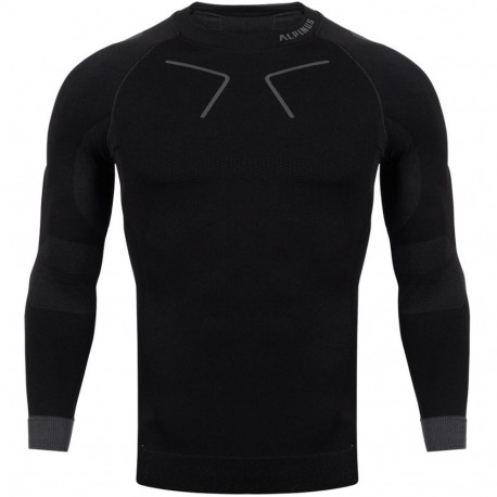 Meeste termoaktiivne pusa Alpinus Tactical Base Layer must-hall GT43219