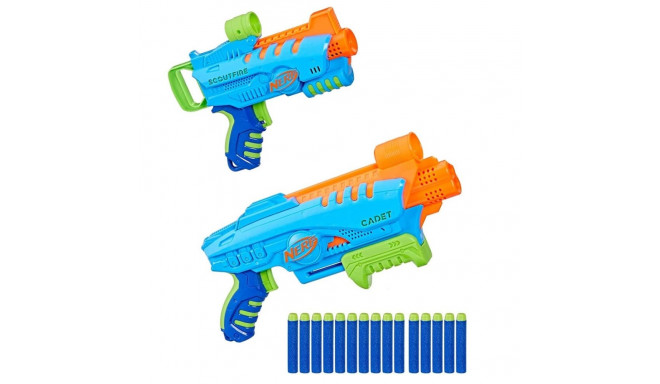 Nerf Elite Jr. Elite Junior Ultimate Alustajakomplekt, 2 Blasterit, 15 Elite Noolt