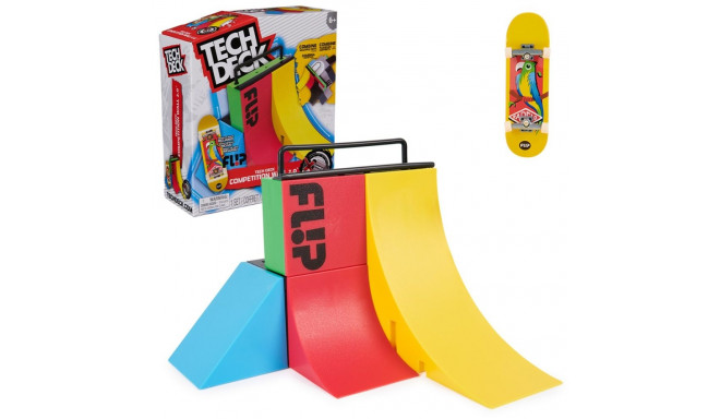 Tech Deck , Competition Wall 2.0 X-Connect Park Creator, Customizable and Buildable Ramp Set with Ex