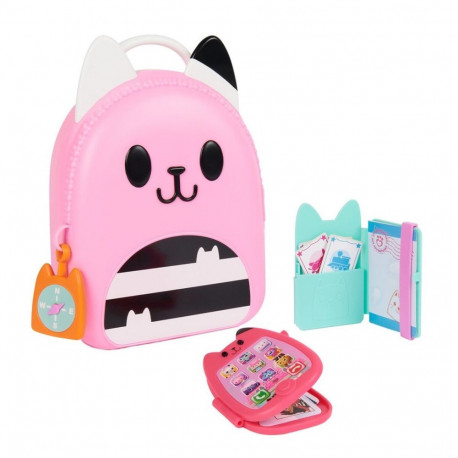 Gabby's Dollhouse , Gabby Girl On-The-Go Travel Set, Pretend Play Travel Toys, Toy Passport, Toy Pho