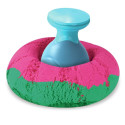 Kinetic Sand Ultimate Sandisfying Set, 2lb of Pink, Yellow and Teal Play Sand, 10 Molds and Tools, S