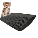 DIAMENTIQ Cat mat black rectangle - cat litter tray mat - 40 x 50cm