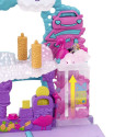 Polly Pocket POLLYVILLE FLAMINGO FUN CAR WASH Playset