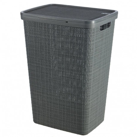 Curver pesukorv JUTE 58L tumehall