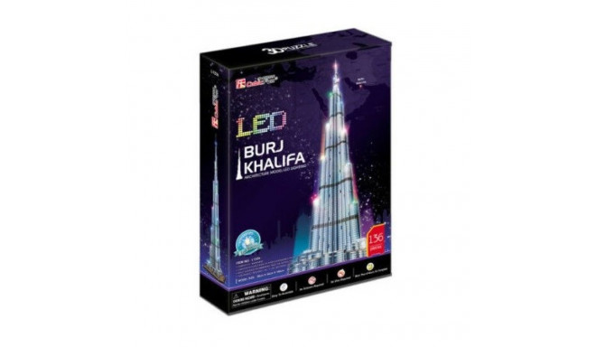 CUBIC FUN LED 306-20508 3D LED PUZZLE - BURJ KHALIFA