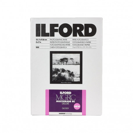 Ilford Multigrade RC Deluxe Glossy 4x5in 25 (Bx)