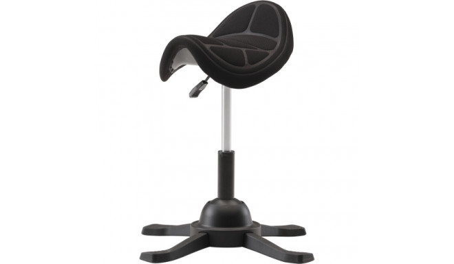 Up Up Toronto ergonomic balance stool Black, Black fabric, longer gas lift