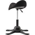 Up Up Toronto ergonomic balance stool Black, Black fabric, longer gas lift