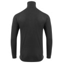 Me WoolTerry Polo w/zip Jet Black - L