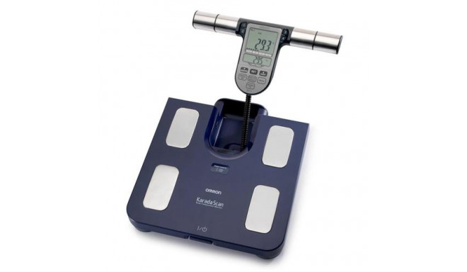 Omron BF511 Square Blue Electronic personal scale