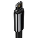 Baseus Lightning Tungsten series cable 2.4A, 1m Black (CALWJ-01)