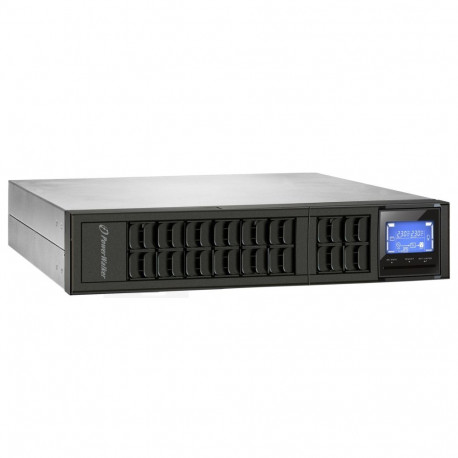 PowerWalker VFI 1000CRM LCD topeltmuundusega (online) katkematu toiteallikas (UPS) 1 kVA 800 W 3 AC 