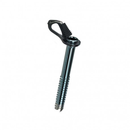 aero lite ice screw 19cm-grey BLUE ICE