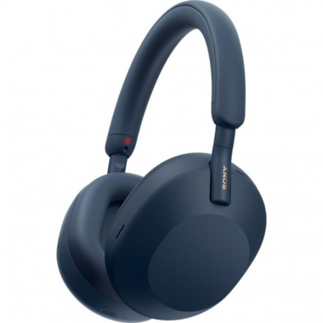 Sony kõrvaklapid WH-1000XM5 juhtmega ja juhtmevabad peapaelaga Bluetooth kõnedele ja muusikale, sini