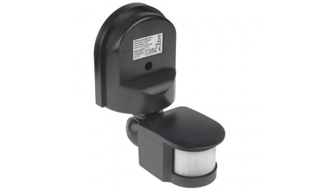 Maclean MCE25 GR Wall-Mounted 180° Motion & Dusk Sensor, 1200W Max, Grey