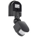 Maclean MCE25 GR Wall-Mounted 180° Motion & Dusk Sensor, 1200W Max, Grey