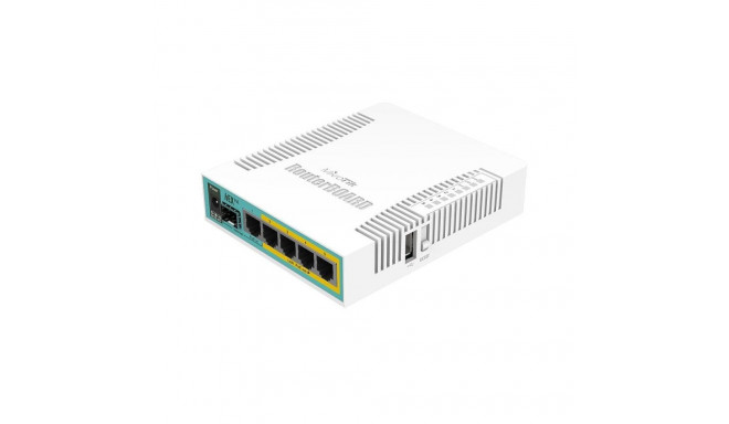 Mikrotik hEX PoE juhtmega ruuter valge