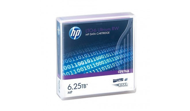 HPE LTO-6 Ultrium RW Blank data tape 6.25 TB 1.26 cm
