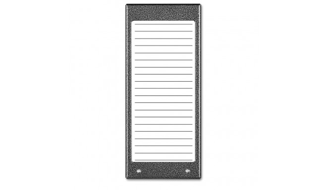 ACO CDN-17N ST (W) Backlit tenant list panel (approx. 17 entries)