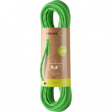 EDELRID tommy caldwell eco dry dt 9,6mm 60m neoonroheline köis