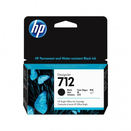 HP tindikassett 712 DesignJet 38ml, must