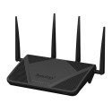 Synology RT2600AC traadita ruuter Gigabit Ethernet Kaksikside (2.4 GHz / 5 GHz) Must