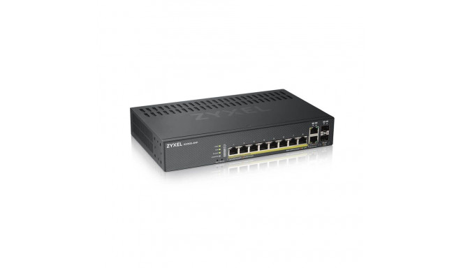 Zyxel GS1920-8HPV2 hallatav gigabit ethernet (10/100/1000) toitega üle etherneti (PoE) must