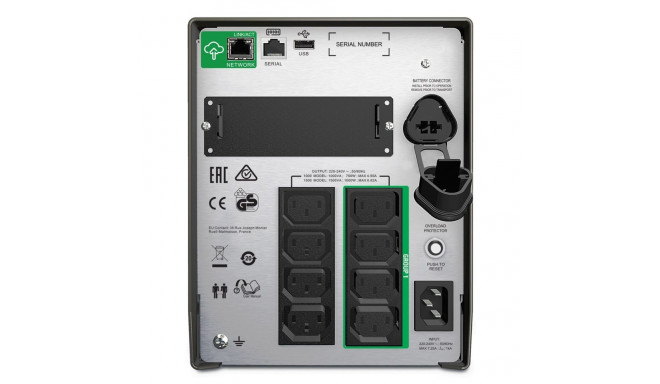 APC Smart-UPS SMT1000IC – 8x C13, USB, SmartConnect, 1000VA