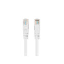 PATCHCORD CAT.5E UTP 1M WHITE FLUKE PASSED LANBERG 10-PACK