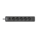 APC Essential SurgeArrest 5 Outlet 2 USB Ports Black 230V Germany