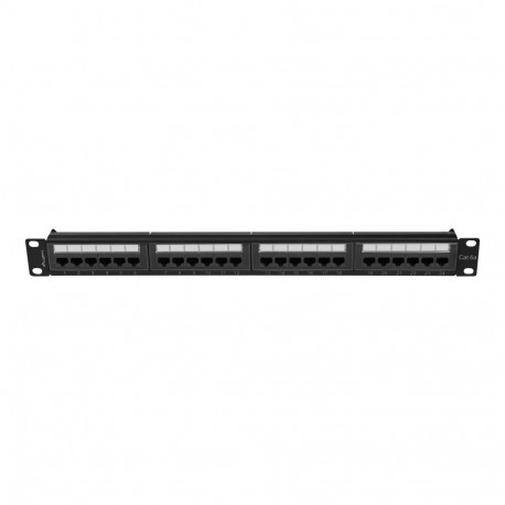 LANBERG patch panel 24 port 1U cat.6A UTP black