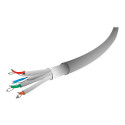 Gembird patchkaabel RJ45, cat. 6A, SFTP, LSZH, 2m, must