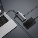 Baseus Metal Gleam 9in1 multifunctional USB Type C HUB - 3x USB 3.2 Gen 1 5Gbps / USB Type C PD 100W