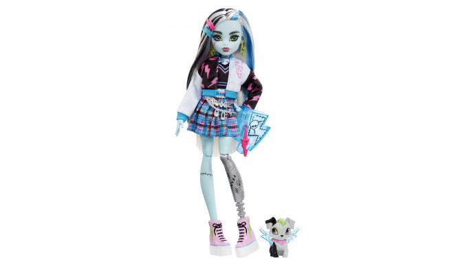 Monster High Frankie Stein Doll With Pet And Accessories