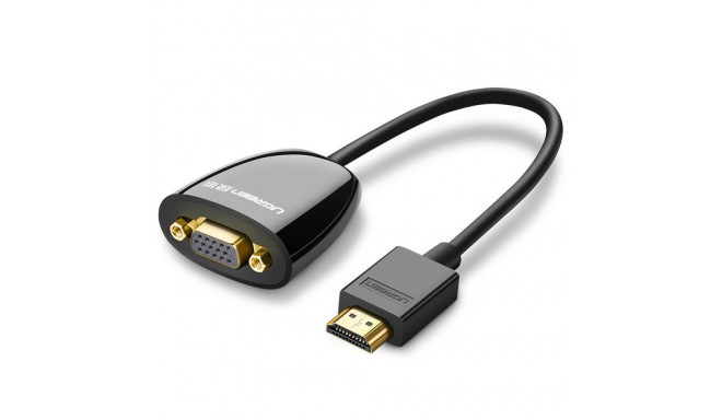 UGREEN MM105 HDMI to VGA Adapter, No Audio (Black)