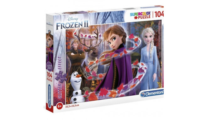 Clementoni pusle Frozen II Glitter 104 tk