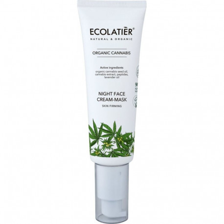GreenCo ECL ORGANIC CANNABIS Night Face Mask Cream, 50ml