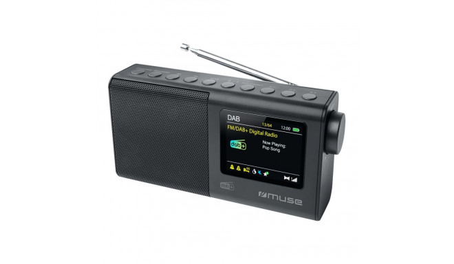 Muse | Portable Radio | M-117 DB | AUX in | Black | Portable | FM, DAB/DAB+