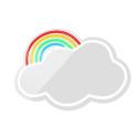 Neon MIRROR LED CLOUD multicolor FMNE05 Forever Light