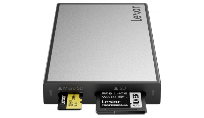 Lexar Professional Workflow USB 3.2 Gen2 Reader, UHS-I/UHS-II, support SD/MicroSD