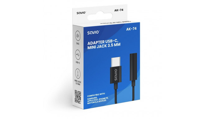 Audioadapter USB-C Jack 3,5mm AK-74