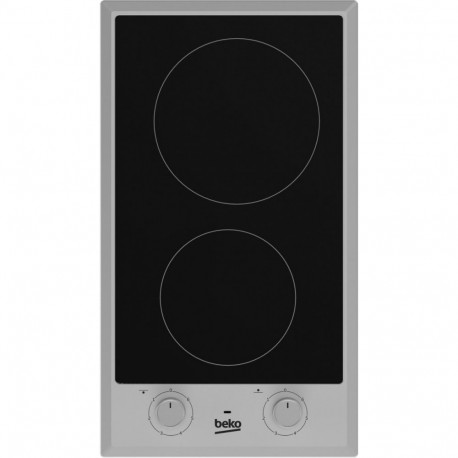 The Beko HDCC32200X is a 30cm "Domino" style built-in ceramic hob, ideal for small 