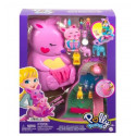 Polly Pocket Kangaroo figurine bag set