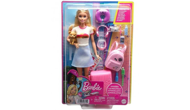 Barbie Malibu doll on the go