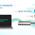 Docking Station USB 3.0/USB-C/Thunderbolt 3x Display Metal Nano Dock LAN +Power Delivery 100W