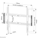 Wall bracket WL30-550BL16 40-75 inch 70kg max 100x100-600x400 Dys:2,3cm 5Y